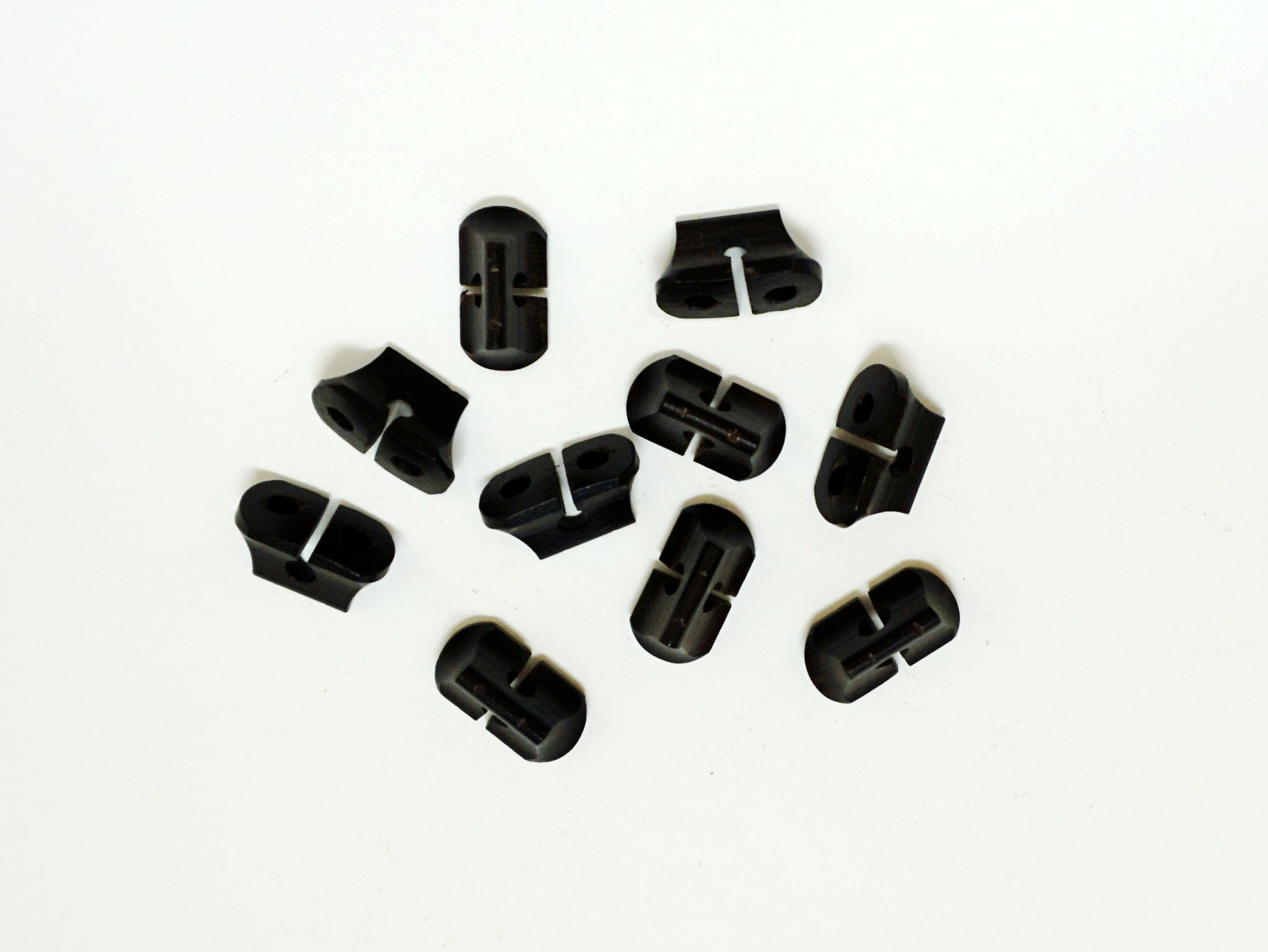 黒檀橋型3穴二胡駒